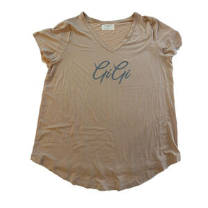 Jackson Rowe girlfriend tee shirt 🇨🇦blush🇨🇦medium With "GiGi" screened